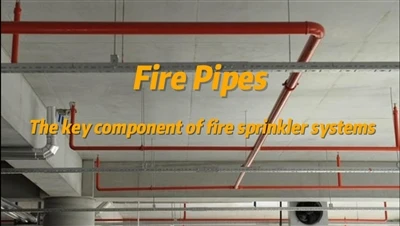Brandpijpen Het essentiële onderdeel van een sprinklersysteem